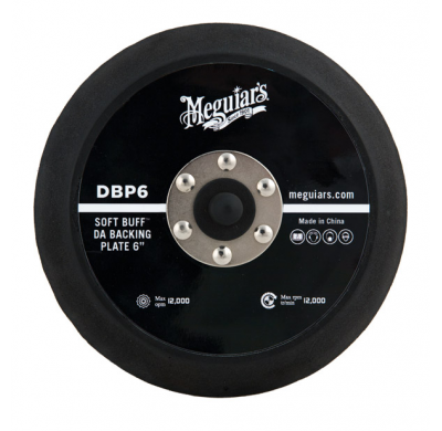 Meguiars Soft Buff Backing Plate 6'' for Dual Action Polisher